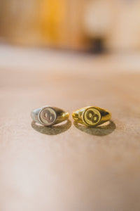 “OO” Signet Ring